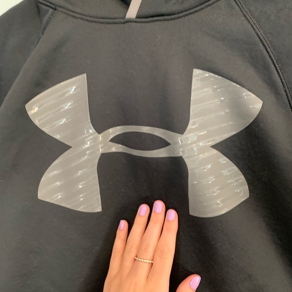 Under Armour fleece inside mesh hooded sweatshirt - Picture 2 of 6